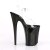 Pleaser Sandalia de Tacón INFINITY-908 Negro Transparente EU-35 / US-5