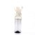 Pleaser Sandalia de Tacón INFINITY-908 Plata Transparente EU-36 / US-6