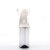 Pleaser Sandalia de Tacón INFINITY-908MG Plata Transparente EU-35 / US-5