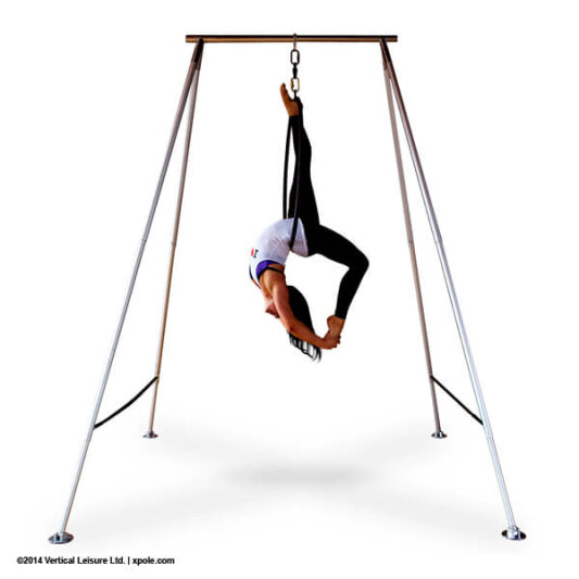 X-Pole A-Frame Soporte Aéreo con conectores de Figura 8 de 2 puntos