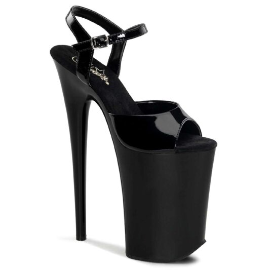 Pleaser Sandalia de Tacón INFINITY-909 Negro EU-39 / US-9
