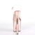 Pleaser Sandalia de Tacón FLAMINGO-808 Transparente Oro Rosado Claro Metalizado EU-38 / US-8