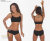 i-Style Pantalones Cortos Bikini S Fucsia / Negro
