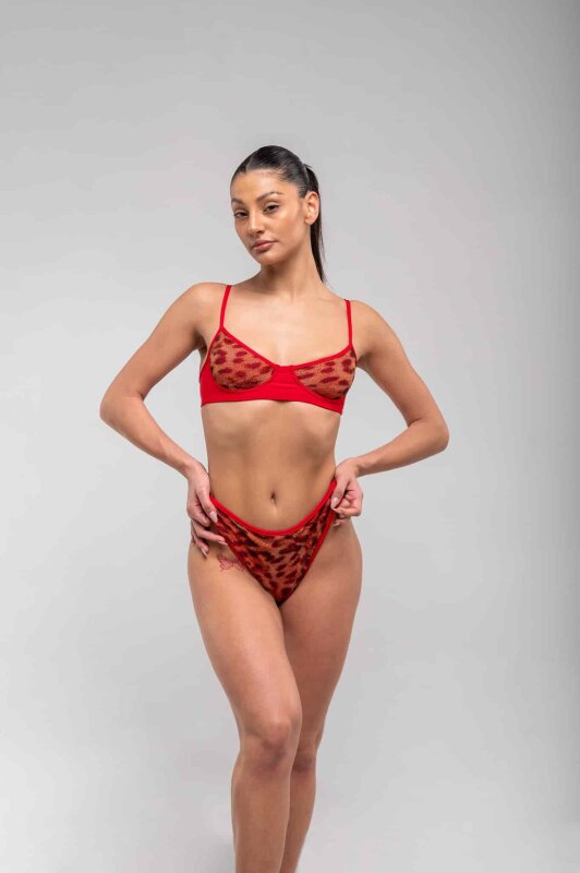 RAD Pantalones Cortos Inferno Rojo M