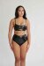 Lunalae Top Paige Efecto Charol Negro M