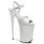 Pleaser Sandalia de Tacón INFINITY-909 Blanco EU-39 / US-9