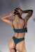 Polerina Top Pixi Verde Azulado Lurex