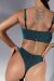 Polerina Top Pixi Verde Azulado Lurex