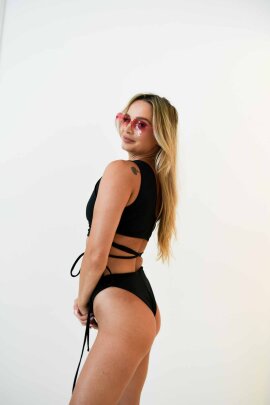 Pole Addict Pantalones Cortos Heartbeat Negro