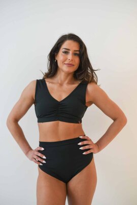 Pole Addict Top Tulipe Negro S