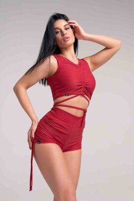 Paradise Chick Top Supreme Cozy Burdeos M