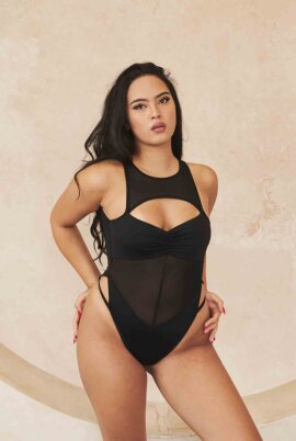 Lunalae Body Charlie Mesh Negro