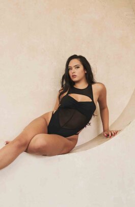 Lunalae Body Charlie Mesh Negro S
