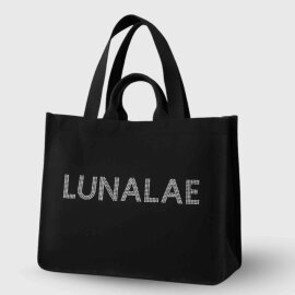 Lunalae Bolsa Tote Diamante Negro