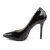 Pleaser AMUSE-20 Tacones Charol Negro EU-44 / US-14