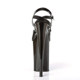 Pleaser Sandalia de Tacón INFINITY-997 Negro Charol EU-35 / US-5