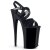 Pleaser Sandalia de Tacón INFINITY-997 Negro Charol EU-37 / US-7