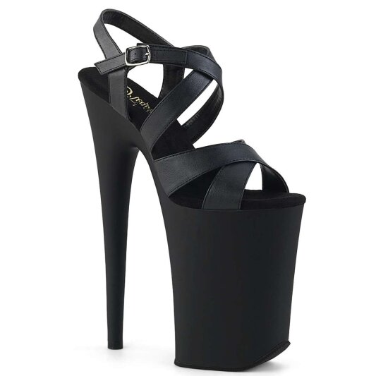 Pleaser Sandalia de Tacón INFINITY-997 Negro EU-37 / US-7