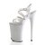 Pleaser Sandalia de Tacón INFINITY-997 Blanco EU-36 / US-6