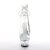 Pleaser Botín KISS-1018C Plata Transparente EU-35 / US-5