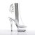 Pleaser Botín KISS-1018C Plata Transparente EU-35 / US-5