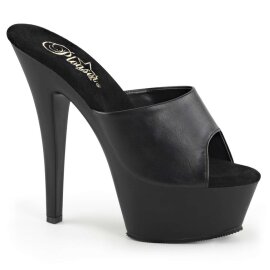 Pleaser Sandalia de Tacón KISS-201 Negro EU-35 / US-5
