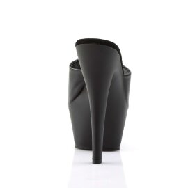 Pleaser Sandalia de Tacón KISS-201 Negro EU-35 / US-5