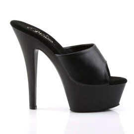 Pleaser Sandalia de Tacón KISS-201 Negro EU-37 / US-7