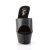 Pleaser Sandalia de Tacón KISS-201 Negro EU-37 / US-7