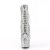 Pleaser ADORE-1020GWR Botín Plataforma Purpurina Plata EU-41 / US-11