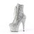 Pleaser ADORE-1020GWR Botín Plataforma Purpurina Plata EU-41 / US-11