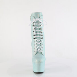 Pleaser ADORE-1020SDG Botines de Plataforma con purpurina azul en talla EU-40 / US-10