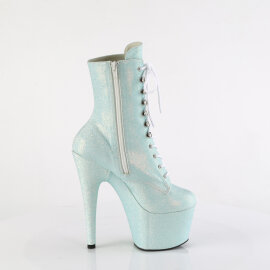Pleaser ADORE-1020SDG Botines de Plataforma con purpurina azul en talla EU-40 / US-10