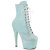 Pleaser ADORE-1020SDG Botines de Plataforma con purpurina azul en talla EU-40 / US-10