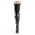 Pleaser SEDUCE-3028 Bota Alta Charol Negro EU-44 / US-14