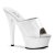 Pleaser Zapato Abierto KISS-201 Blanco EU-35 / US-5