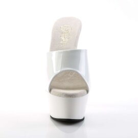 Pleaser Zapato Abierto KISS-201 Blanco EU-36 / US-6