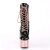 Pleaser Botín ADORE-1020 Charol Negro Oro Rosado Claro Metalizado EU-35 / US-5