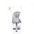 Pleaser Sandalia de Tacón KISS-208 Plata Transparente EU-35 / US-5
