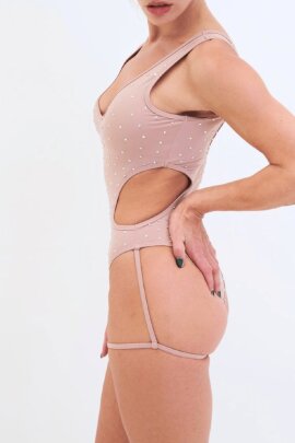Lunalae Body Imogen Diamante Taupe