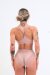 Lunalae Top Roxie Diamante Taupe L