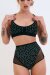 Lunalae Pantalones Cortos Roxie Diamante Negro S