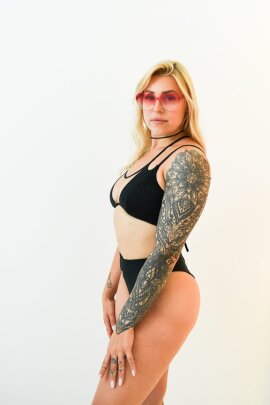 Pole Addict Top Goddess Negro XS/S Goddess (vollere...