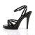 Fabulicious FLAIR-436 Sandalias Charol Negro EU-43 / US-13