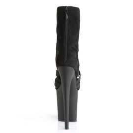 Pleaser Sandalia de Tacón FLAMINGO-800-24 Negro EU-37 / US-7