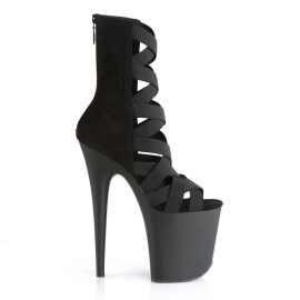 Pleaser Sandalia de Tacón FLAMINGO-800-24 Negro EU-37 / US-7