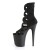 Pleaser Sandalia de Tacón FLAMINGO-800-24 Negro EU-37 / US-7