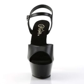 Pleaser Sandalia de Tacón KISS-209 Negro EU-35 / US-5