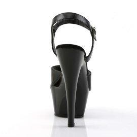 Pleaser Sandalia de Tacón KISS-209 Negro EU-35 / US-5