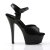 Pleaser Sandalia de Tacón KISS-209 Negro EU-35 / US-5